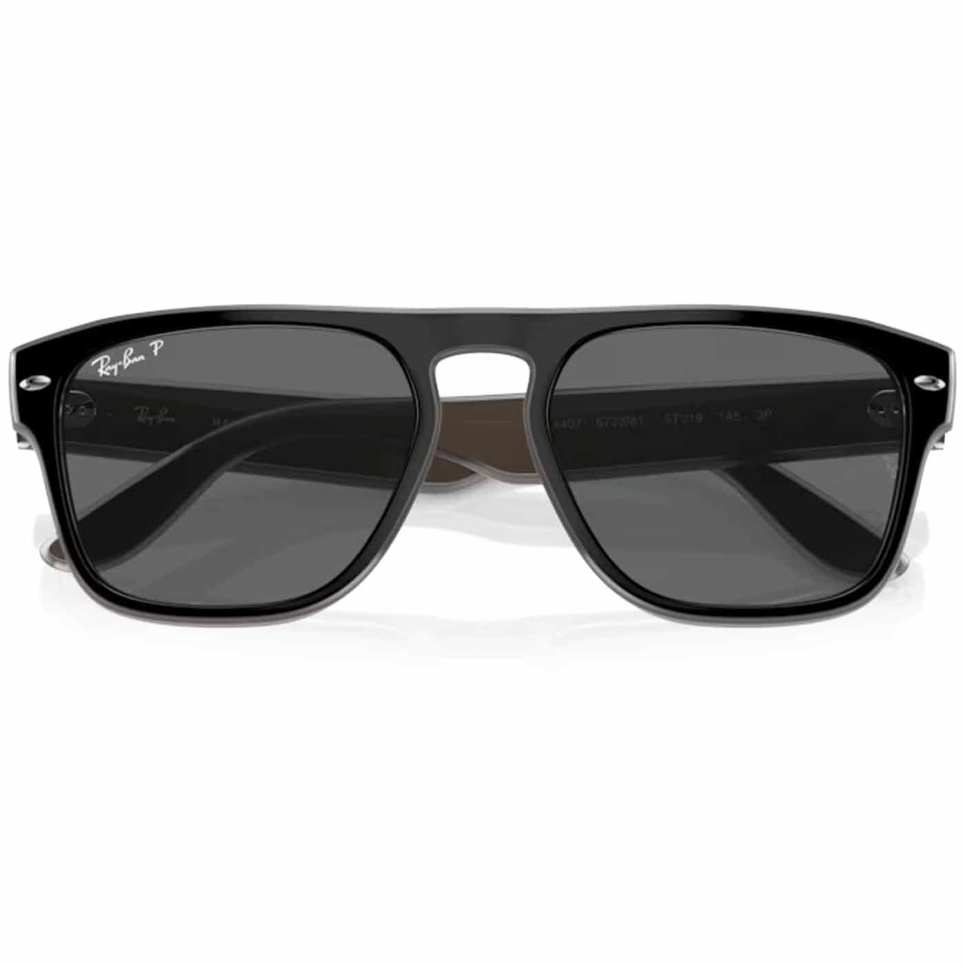 Ray-Ban RB4407 Retro 50s Classic Black Sunglasses Grey Lens