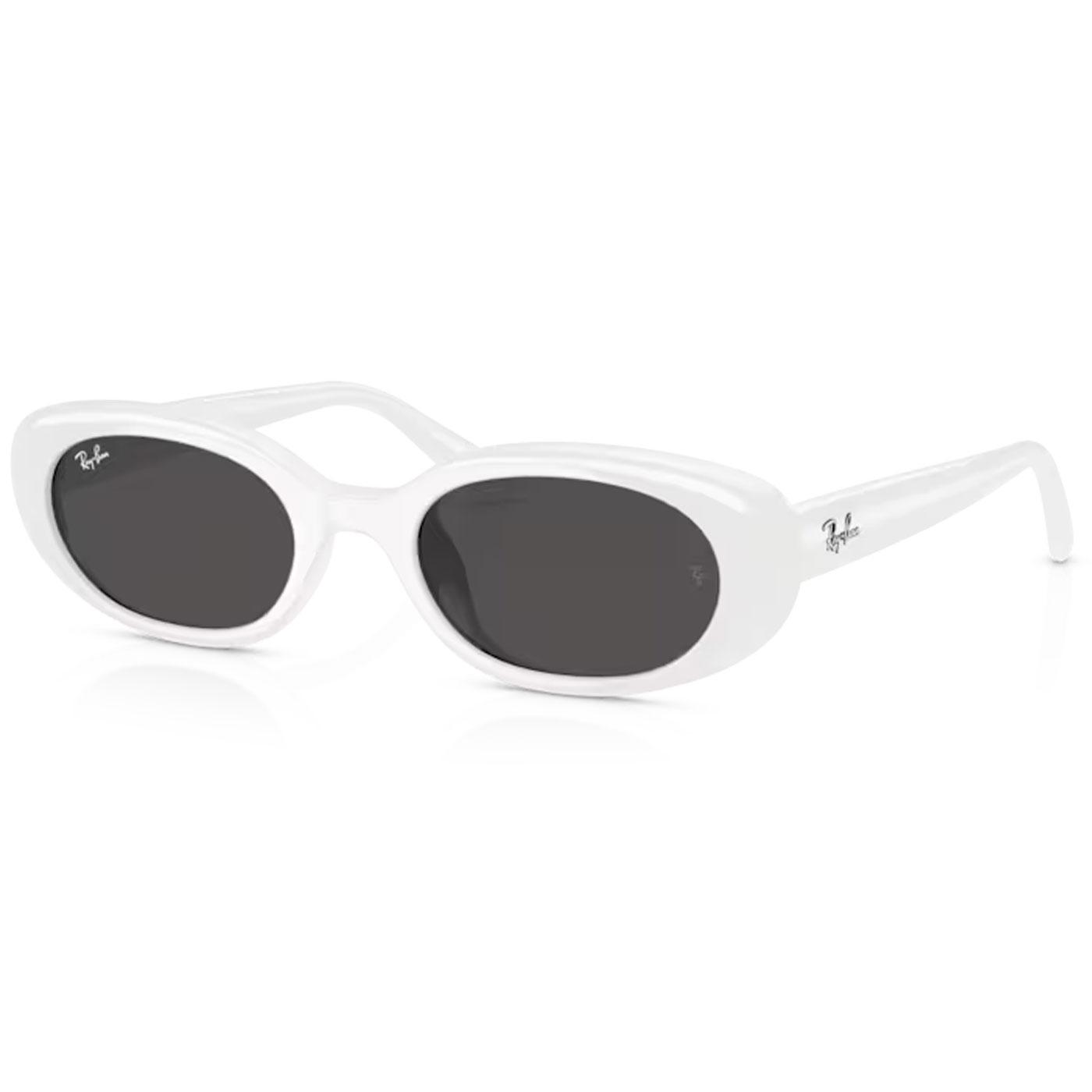 Ray-Ban Womens Retro 60s Bug-Eye Sunglasses White