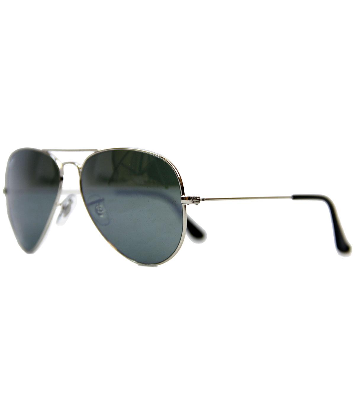 Ray-Ban Aviator Sunglasses in Mirror Lens | Retro Icon Aviators