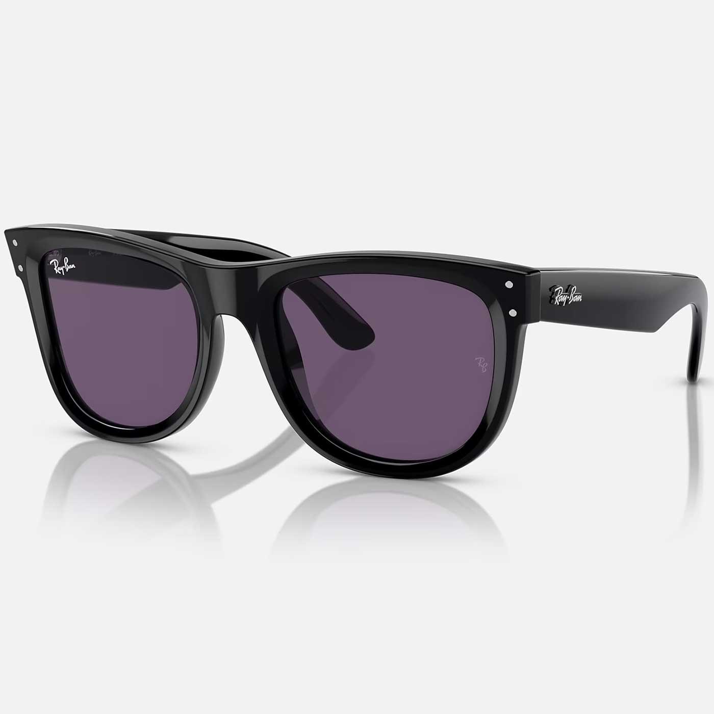 Ray-Ban Wayfarer Reverse Sunglasses Black/Violet