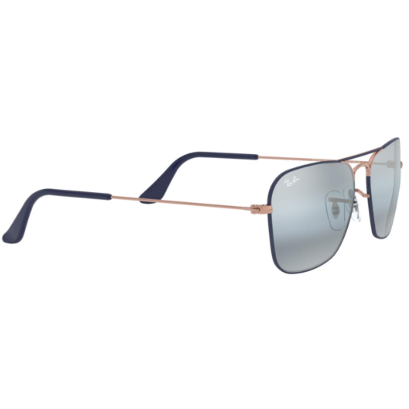 Ray Ban Caravan Retro 50s Sunglasses In Copperblue 