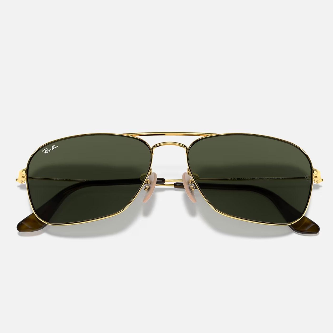 Ray Ban RB 3136 Caravan Sunglasses - Matte Black