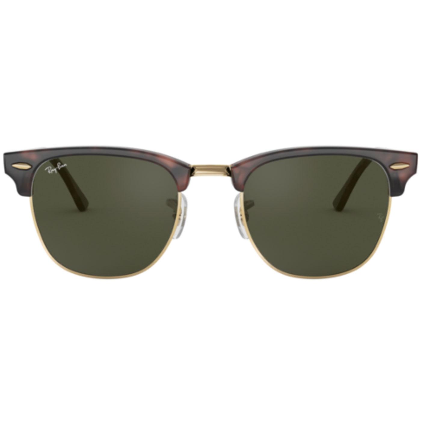 Ray-Ban Clubmaster Retro Mod Sunglasses in Brown