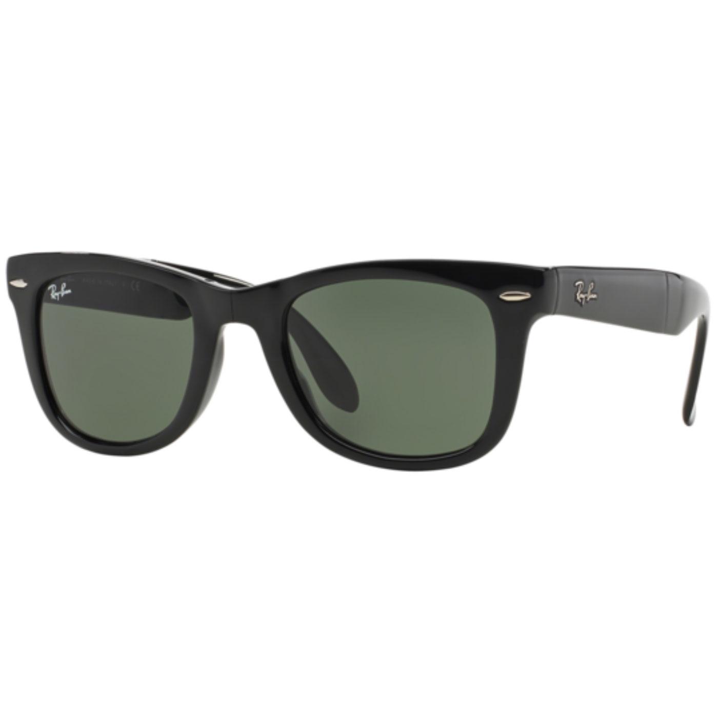 Ray-Ban 75th Anniversary Folding Wayfarer Sunglasses in Black
