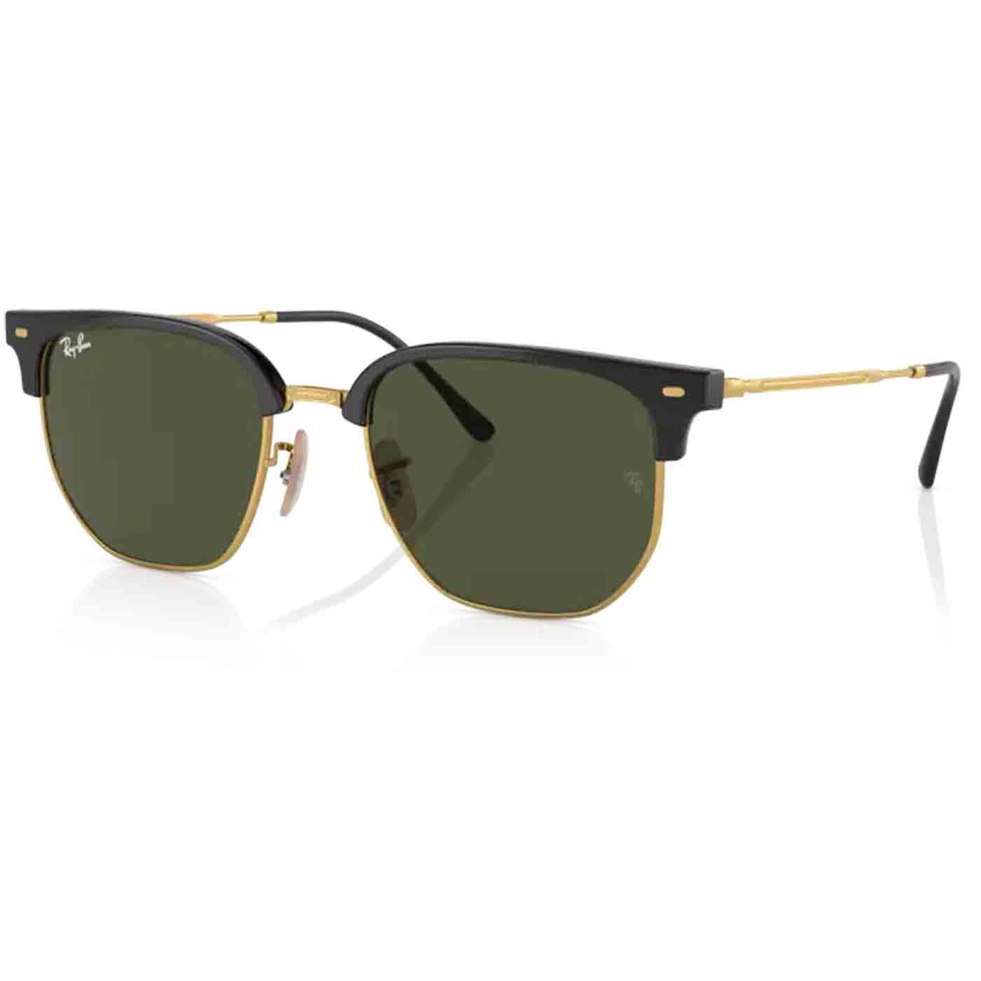 New Clubmaster RAY-BAN Retro Sunglasses Black/Gold