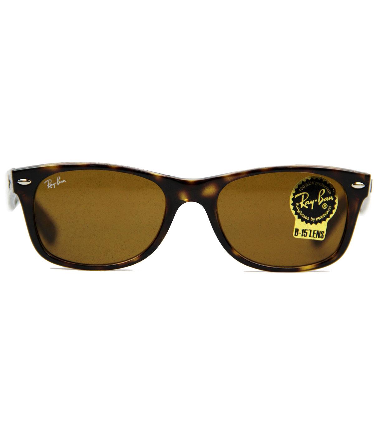 New Wayfarer Ray-Ban Retro 60s Mod Sunglasses (Br)