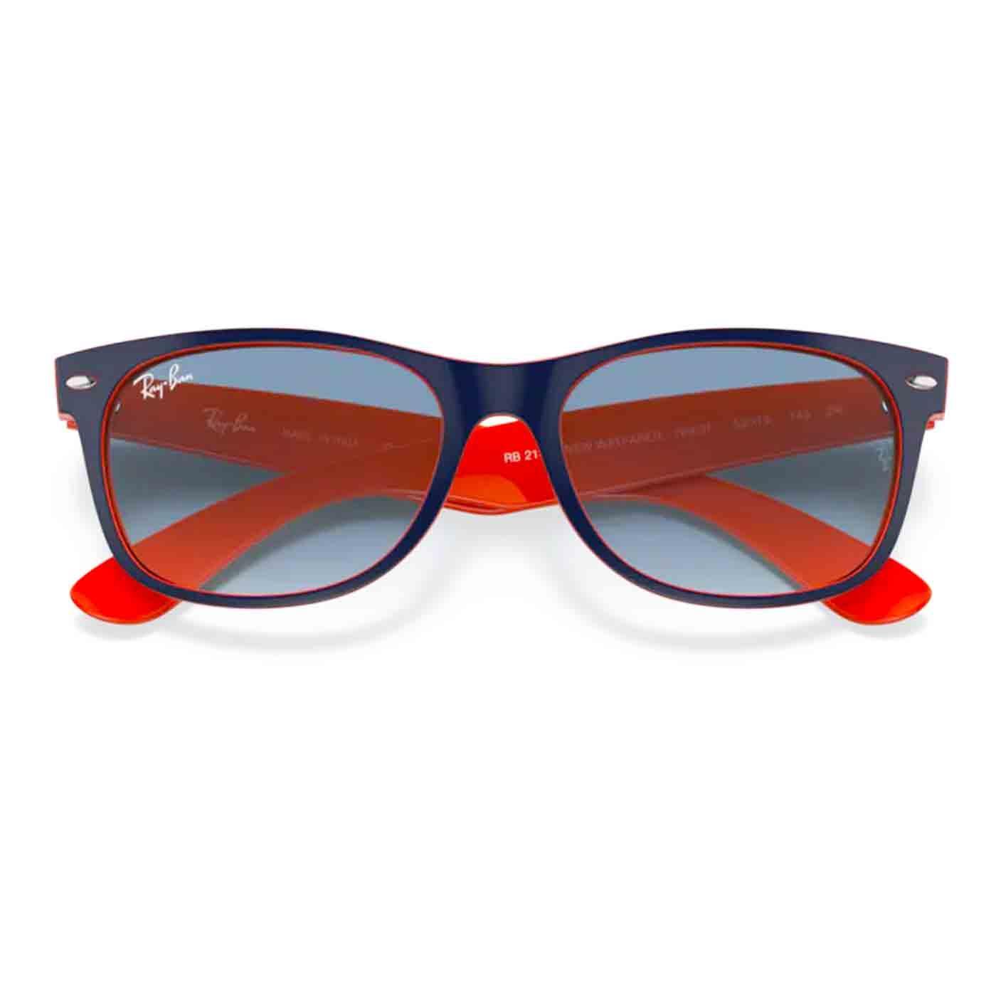 Blue retro fashion sunglasses