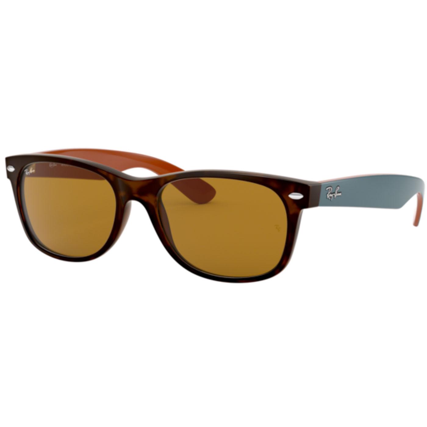 New Wayfarer RAY-BAN Retro Sunglasses -Brown/Green