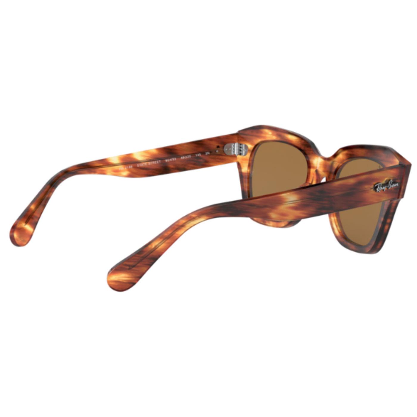 RAYBAN RB2186 Cats Eye Wayfarer Sunglasses Light Havana