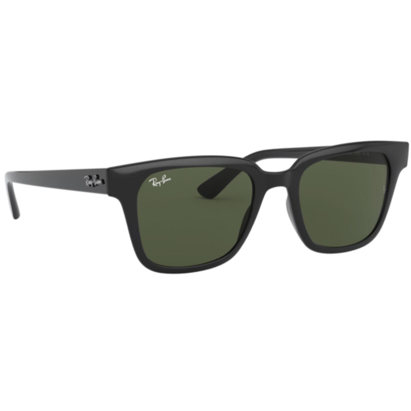 RAY-BAN RB4323 Square Frame Wayfarer Sunglasses in Black