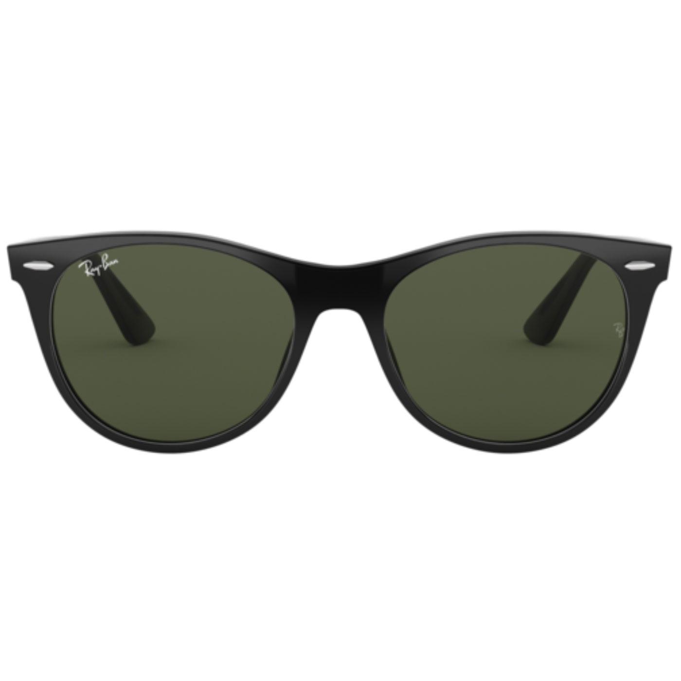 Wayfarer II RAY-BAN Retro Rounded Sunglasses Black