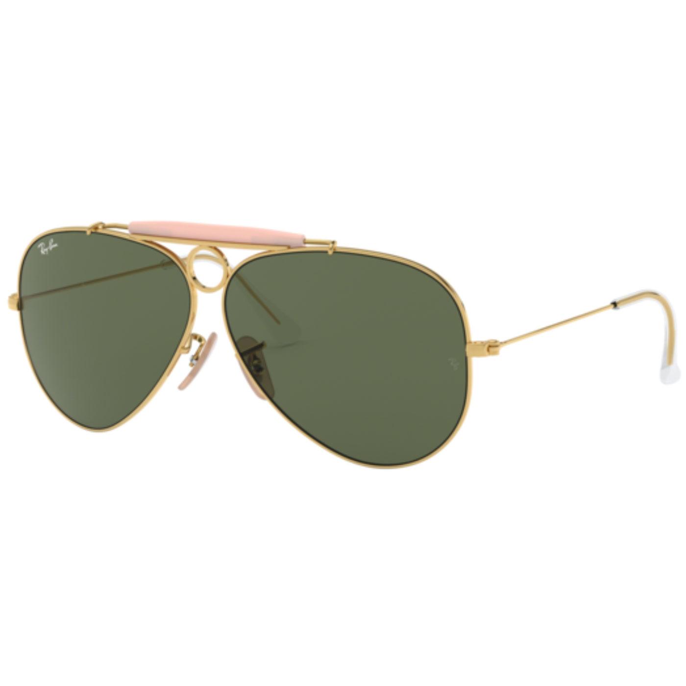 Shooter Sunglasses | RAY-BAN Retro 60s Mod Shooter Indie Sunglasses