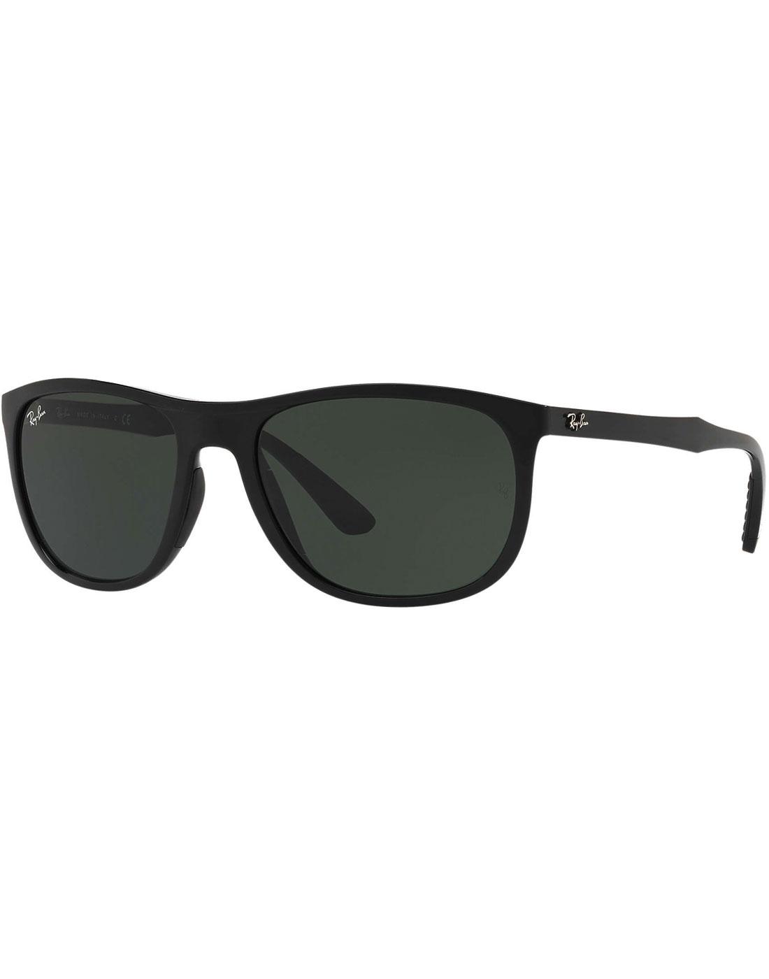 RAY-BAN Retro Wrap Around Wayfarer Sunglasses (B)