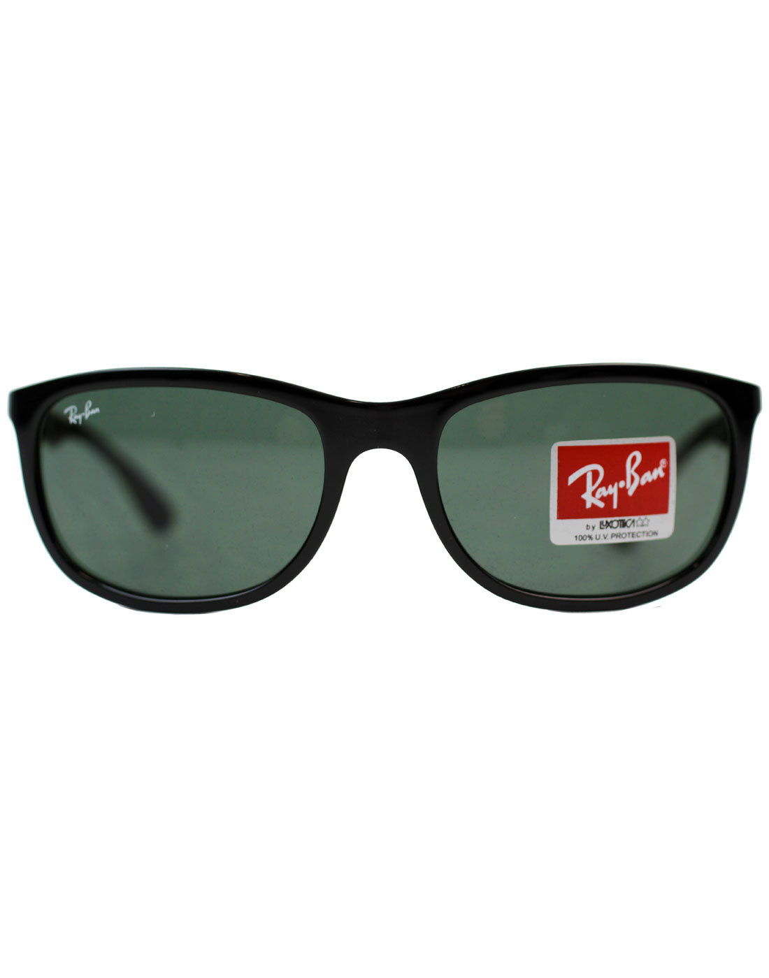 RAY-BAN Wraparound Wayfarer Retro Mod Wayfarer Sunglasses Black