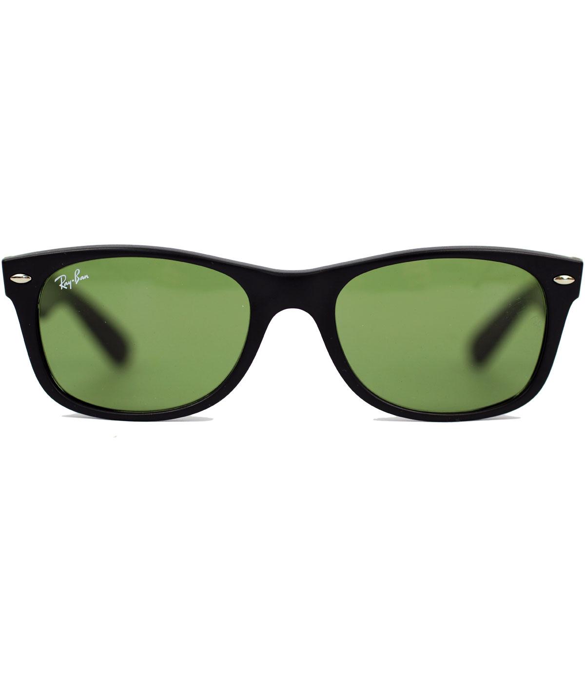 Ray Ban New Wayfarer Retro Mod 2 Tone Sunglasses Blackgreen 1407