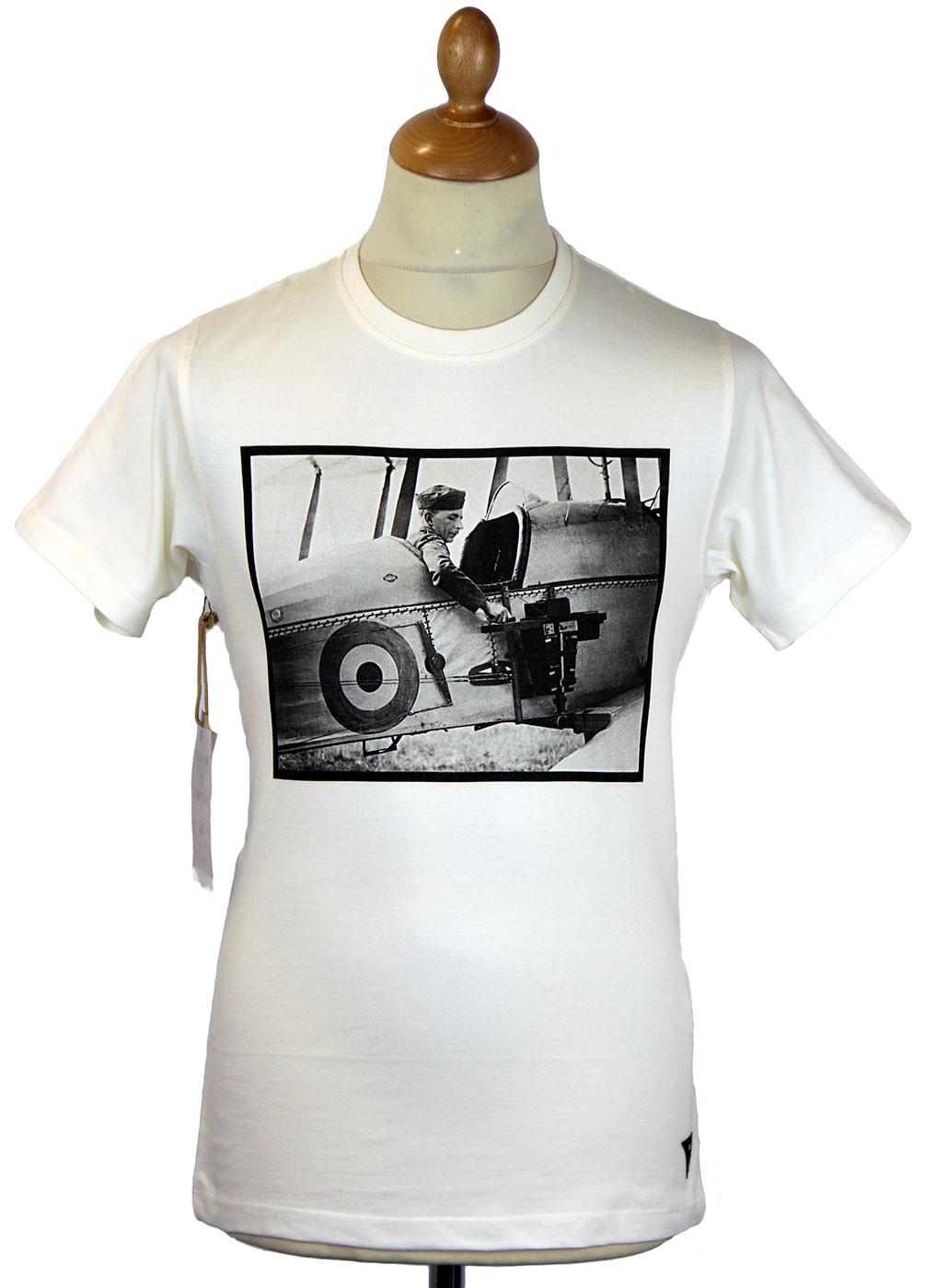 BE2C REALM & EMPIRE Retro WW1 Aircraft T-shirt (M)