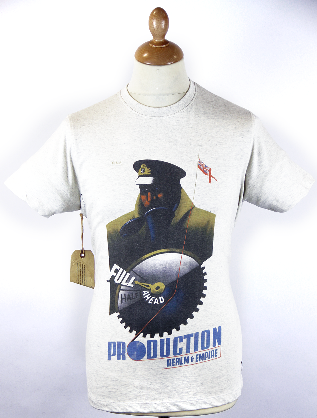 Full Ahead REALM & EMPRE Retro Military Poster Tee