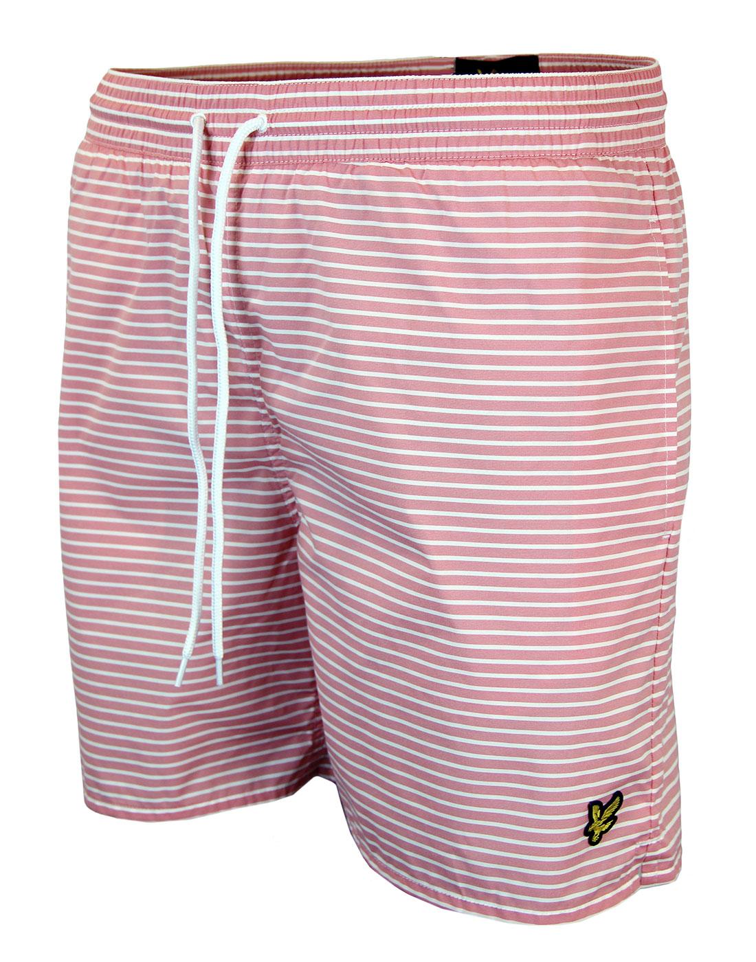 LYLE & SCOTT Retro Mod Stripe Nylon Swim Shorts R