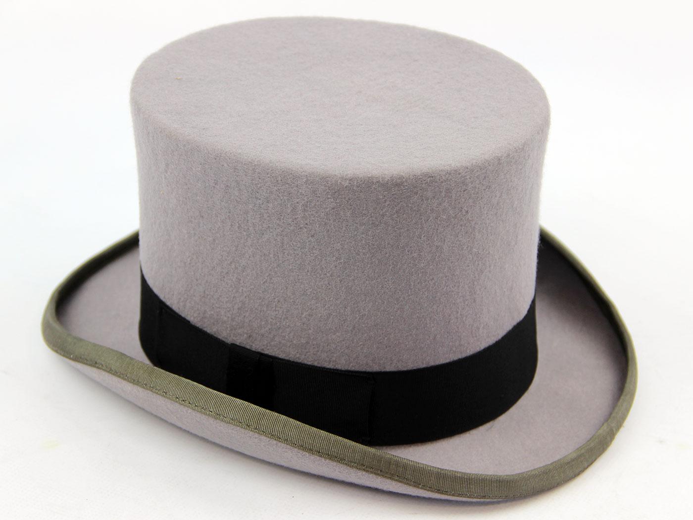 mens grey top hat