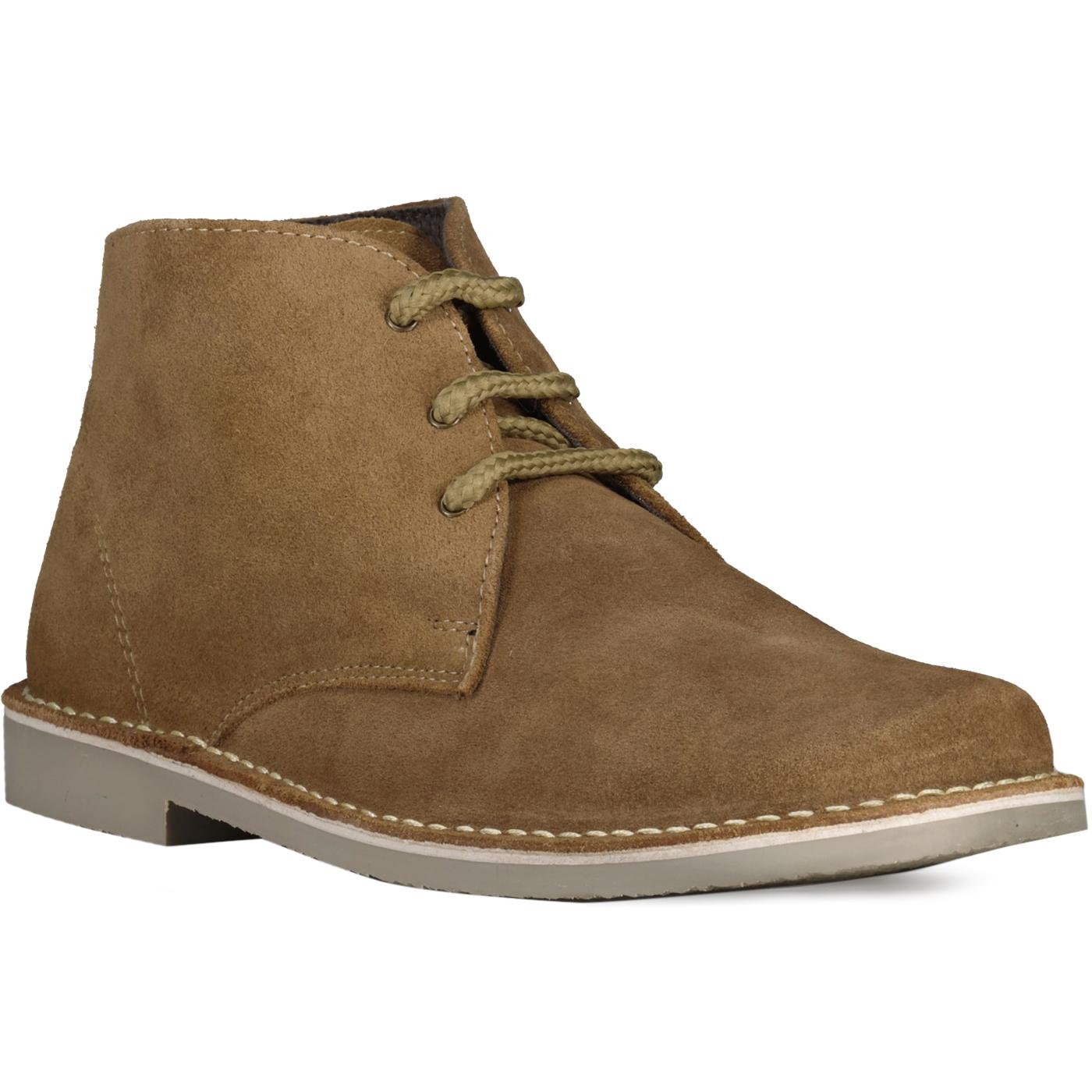 Mens wide fit desert boots hotsell