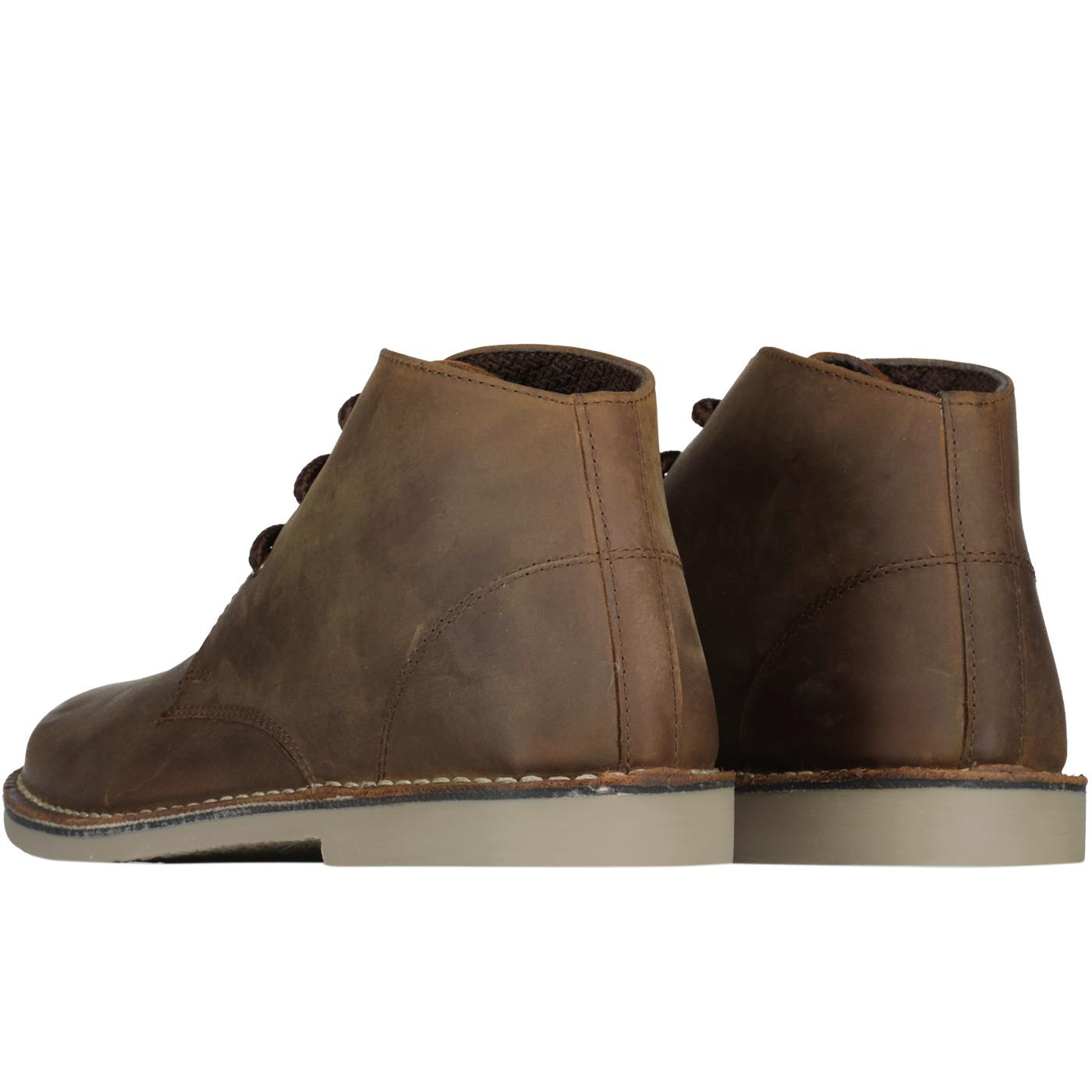 Waxy leather clearance desert boots