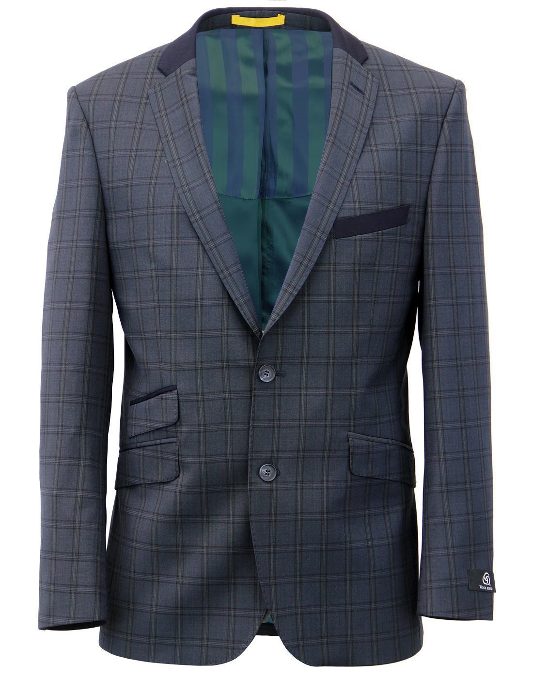 Retro 60s Mod Check 2 or 3 piece Suit