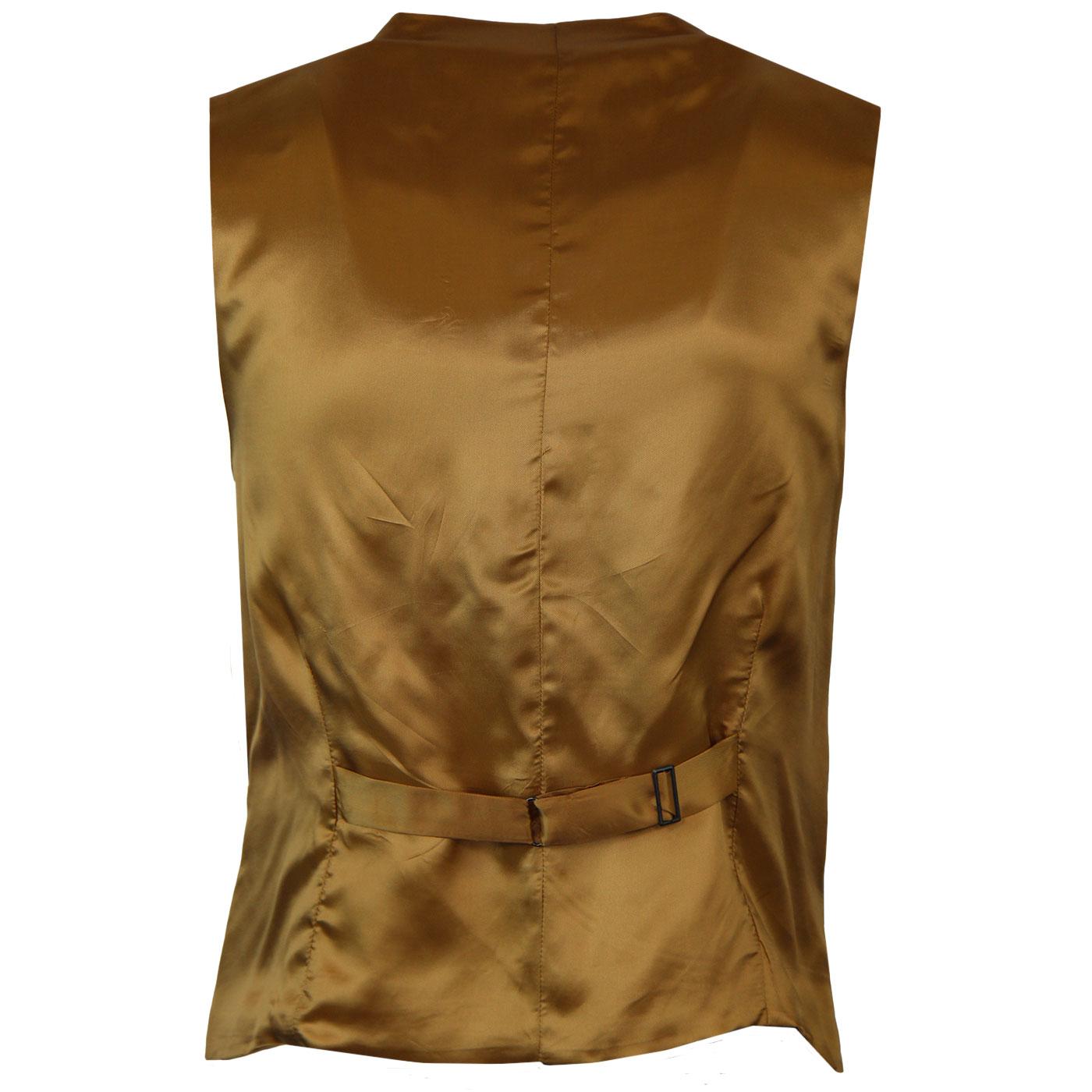 Mod Four Colour Gold Matching Coat, Blazer & Waistcoat