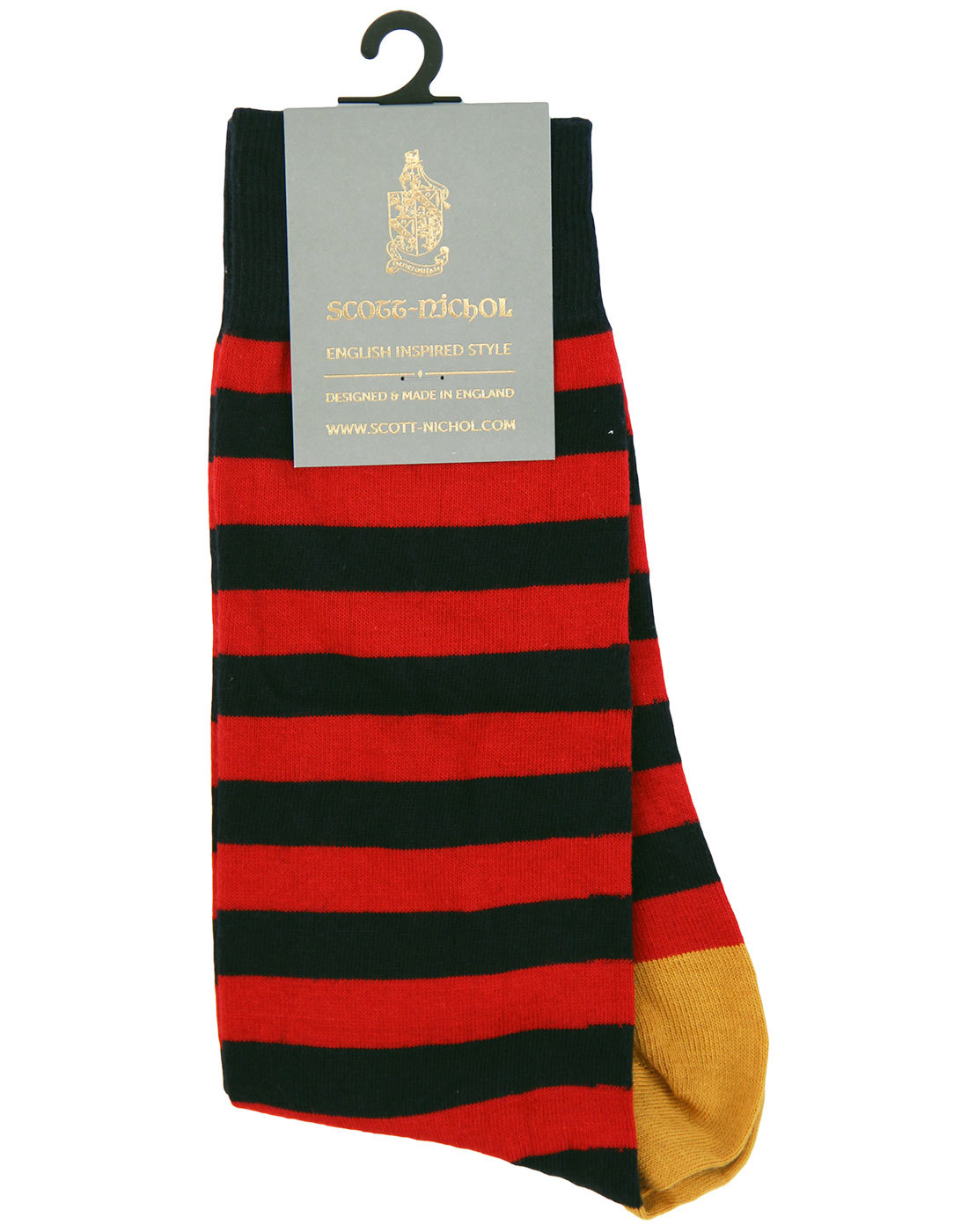 + Hollingswell SCOTT-NICHOL Retro Stripe Socks (N)