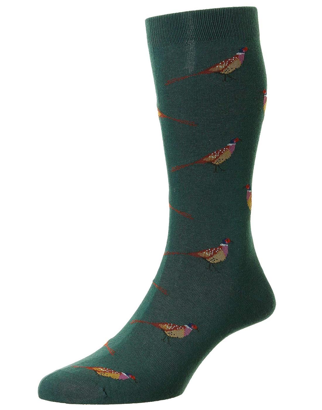 + Berrington SCOTT-NICHOL Pheasant Pattern Socks