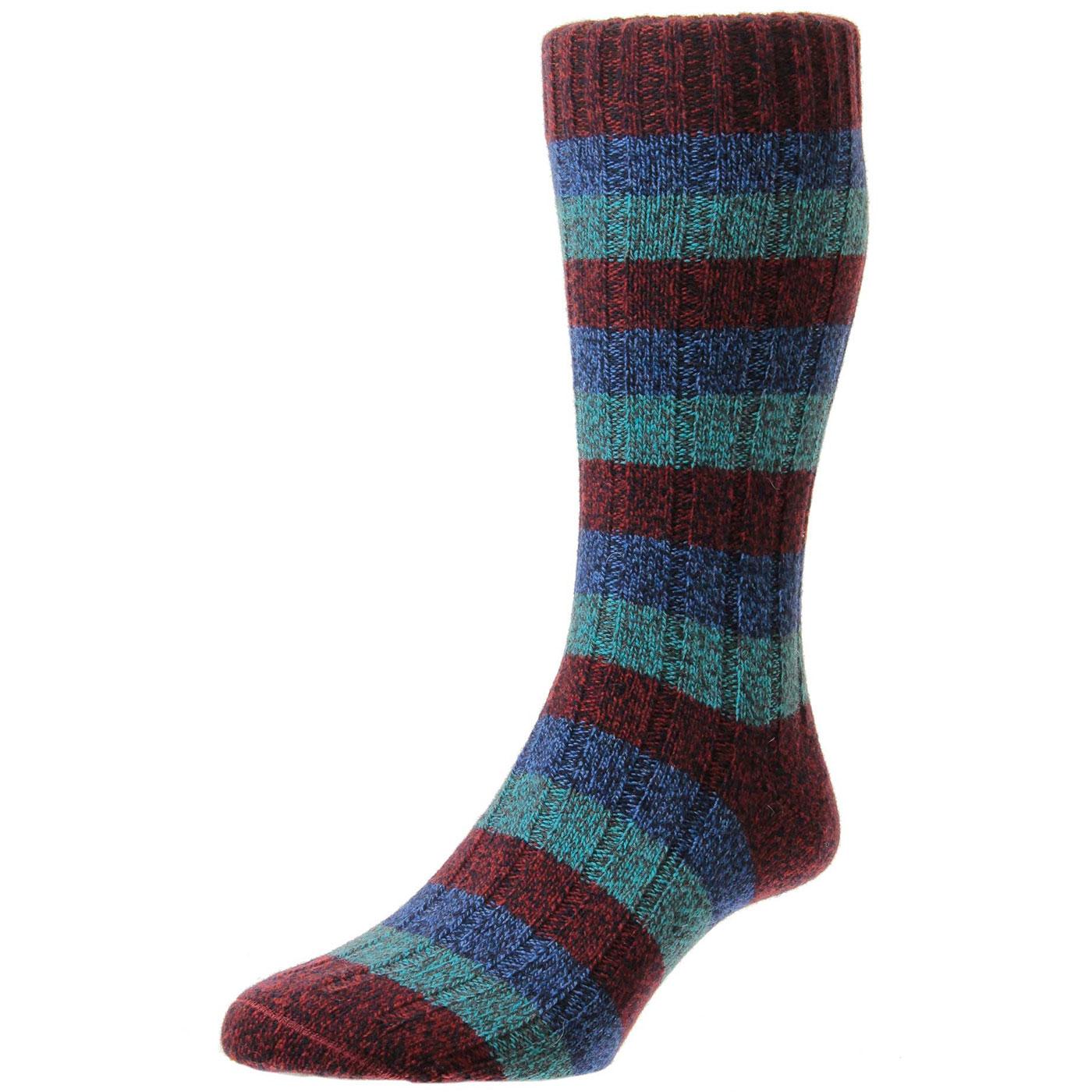+ Riddlesden SCOTT-NICHOL Mens Chunky Knit Socks C