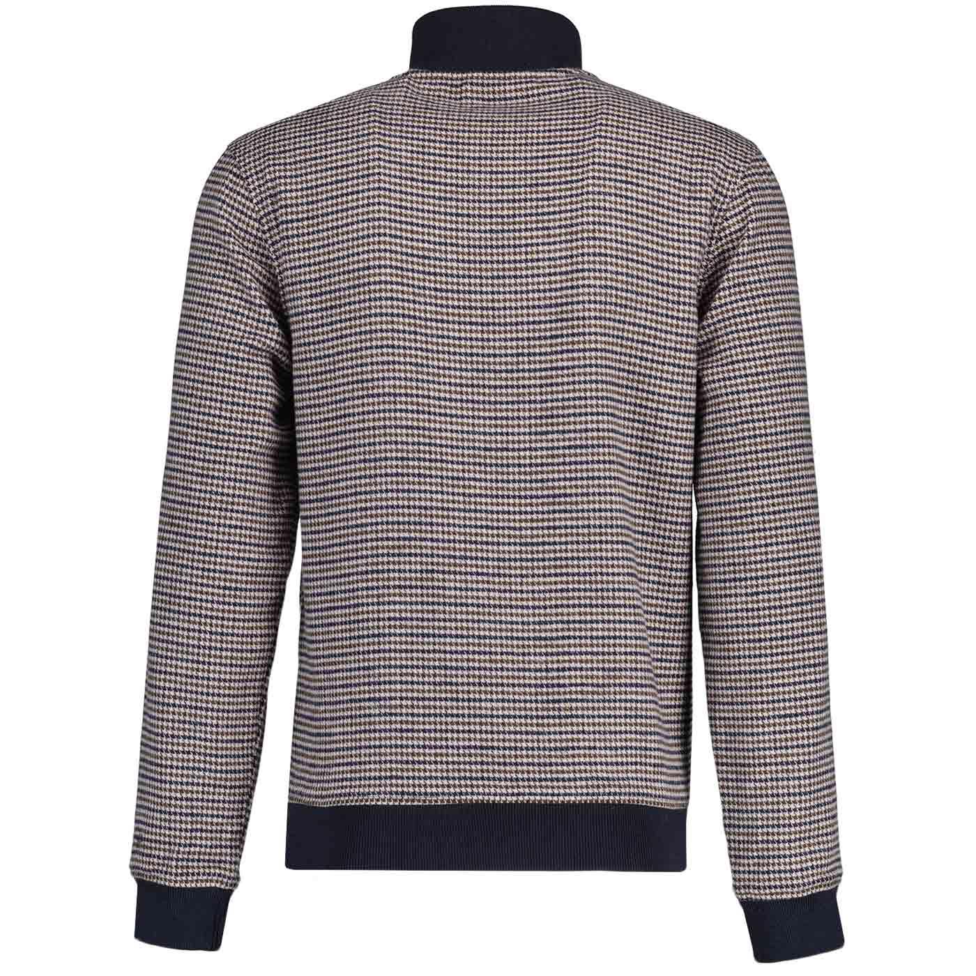 Sergio Tacchini Blanchy TT Houndstooth Track Top Pelican Blue Sergio Tacchini Blanchy TT Houndstooth Track Top Pelican Blue