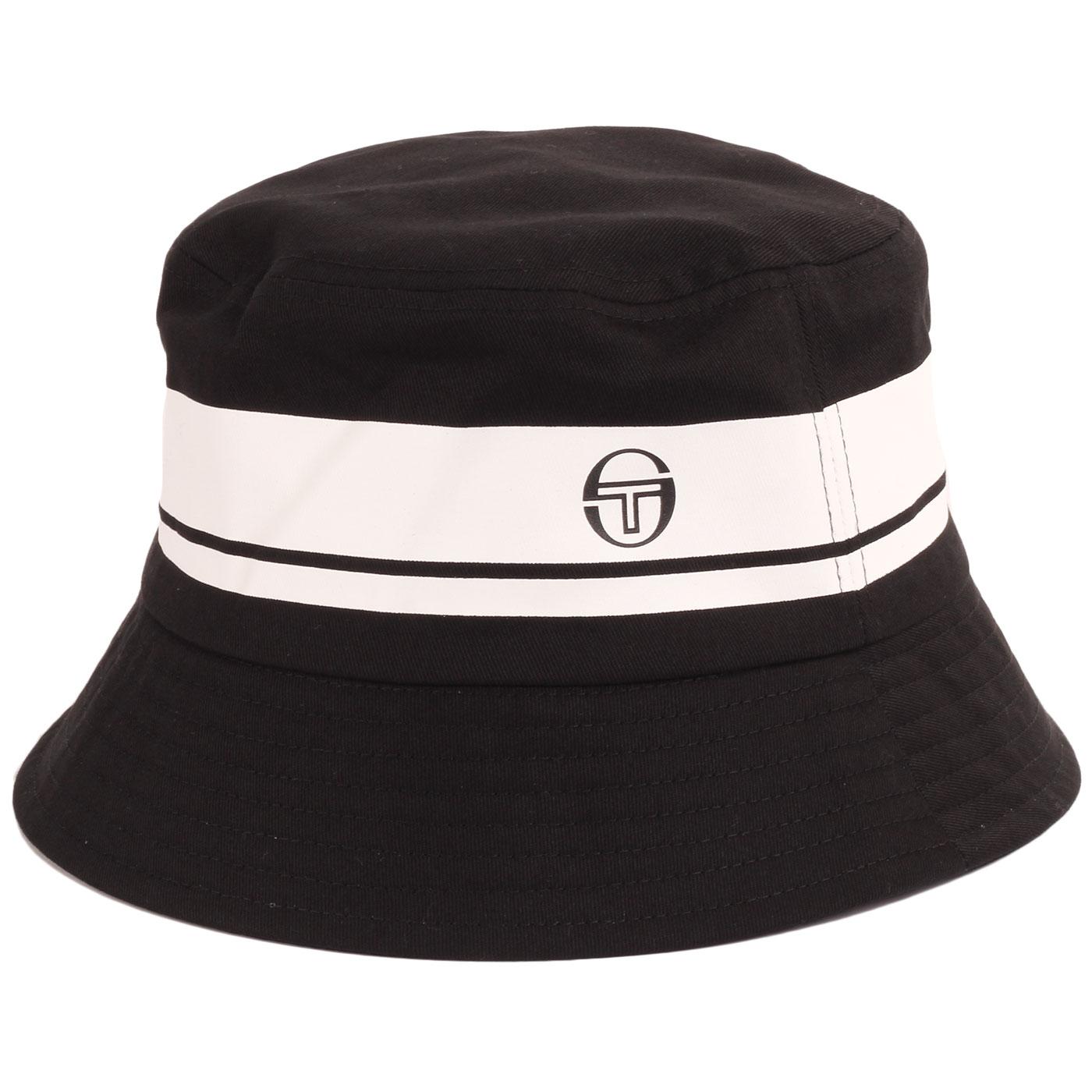 SERGIO TACCHINI Greater Retro 90s Bucket Hat in Black