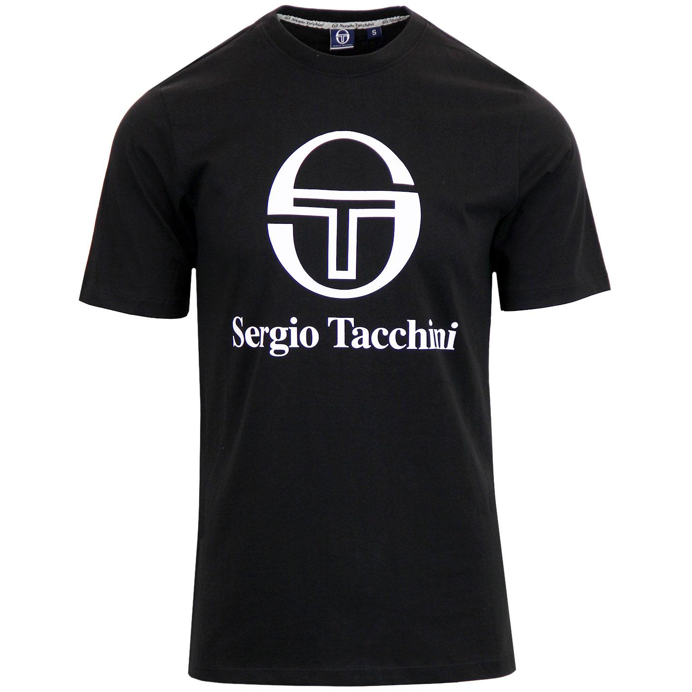 Chiko SERGIO TACCHINI Retro 80s Logo Tee (Black)