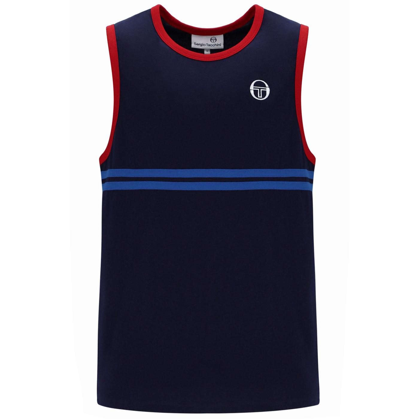 Dallas Sergio Tacchini Slim Fit Striped Tank Top 