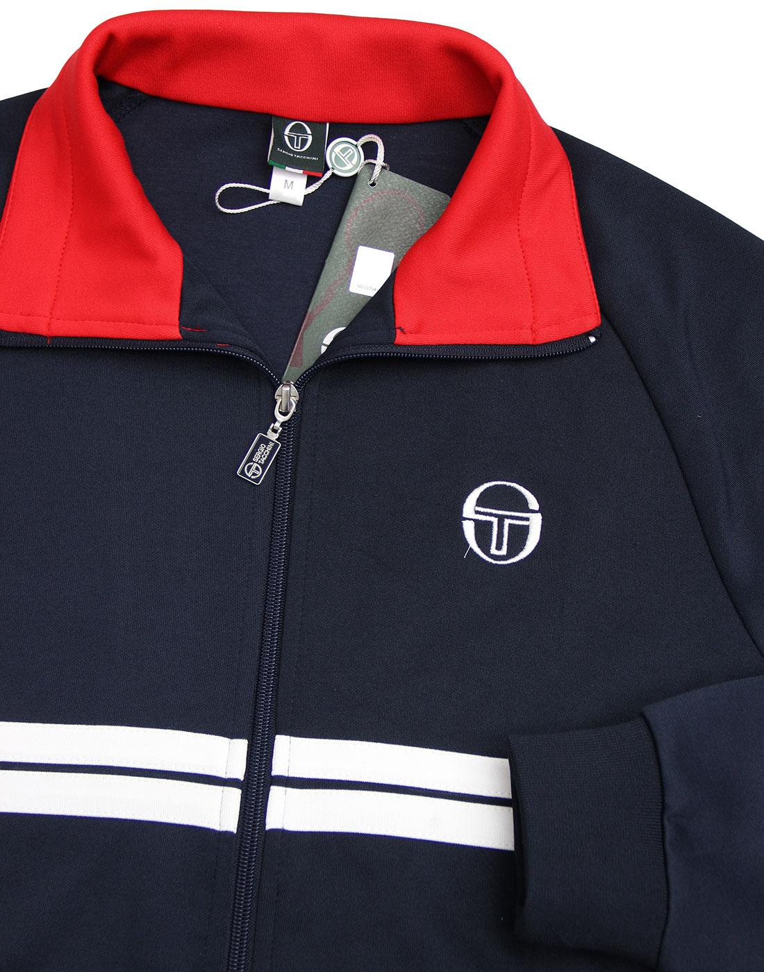 Sergio Tacchini Mens Navy Vintage Red Star Tracktop