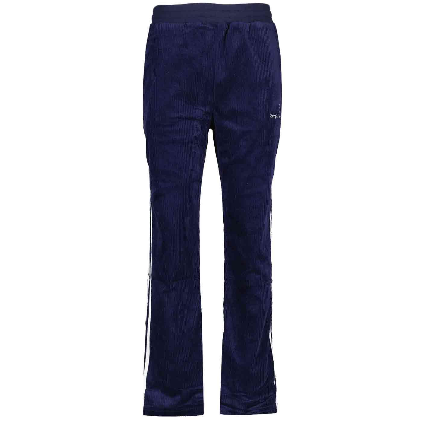 Edgar Sergio Tacchini Corduroy Velour Track Pants 