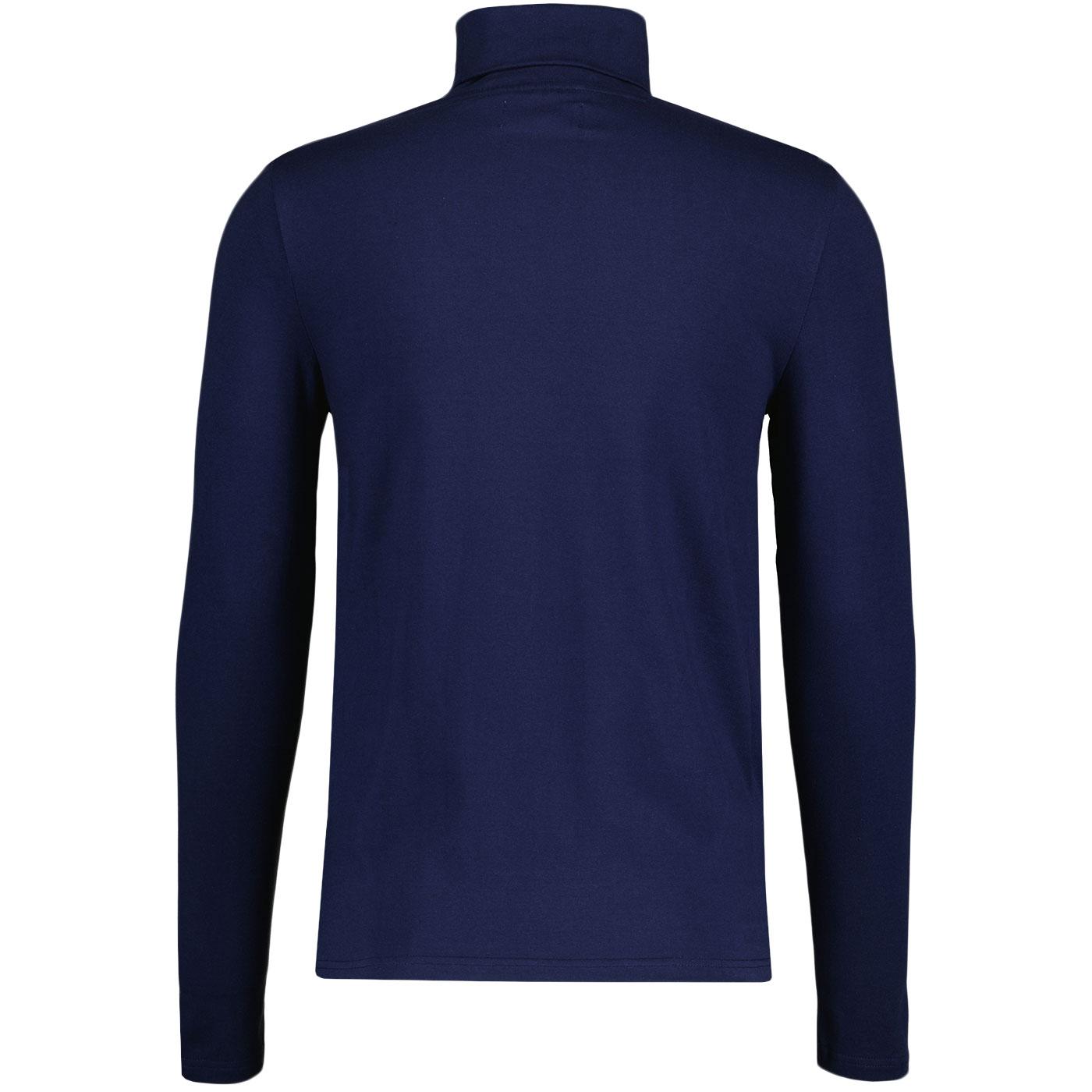 Sergio Tacchini Edward Roll Neck Jersey Sweater Maritime Blue