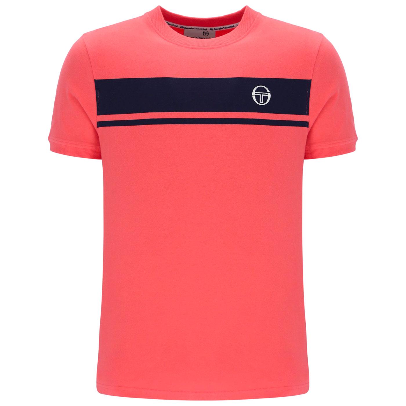 Master Sergio Tacchini Block Stripe Ringer Tee D