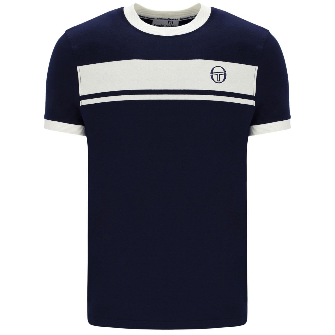 Master Sergio Tacchini Block Stripe Ringer Tee MB