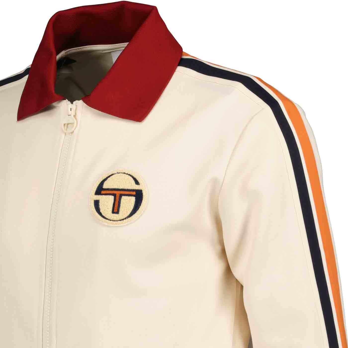 SERGIO TACCHINI Manno Monte Retro Tracksuit in Merlot/Cream