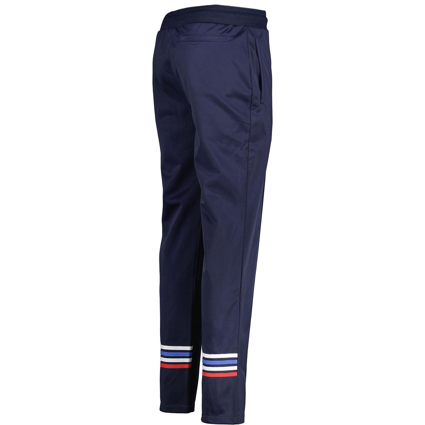 Adidas originals vintage track pants with outlet taped side stripe in blue