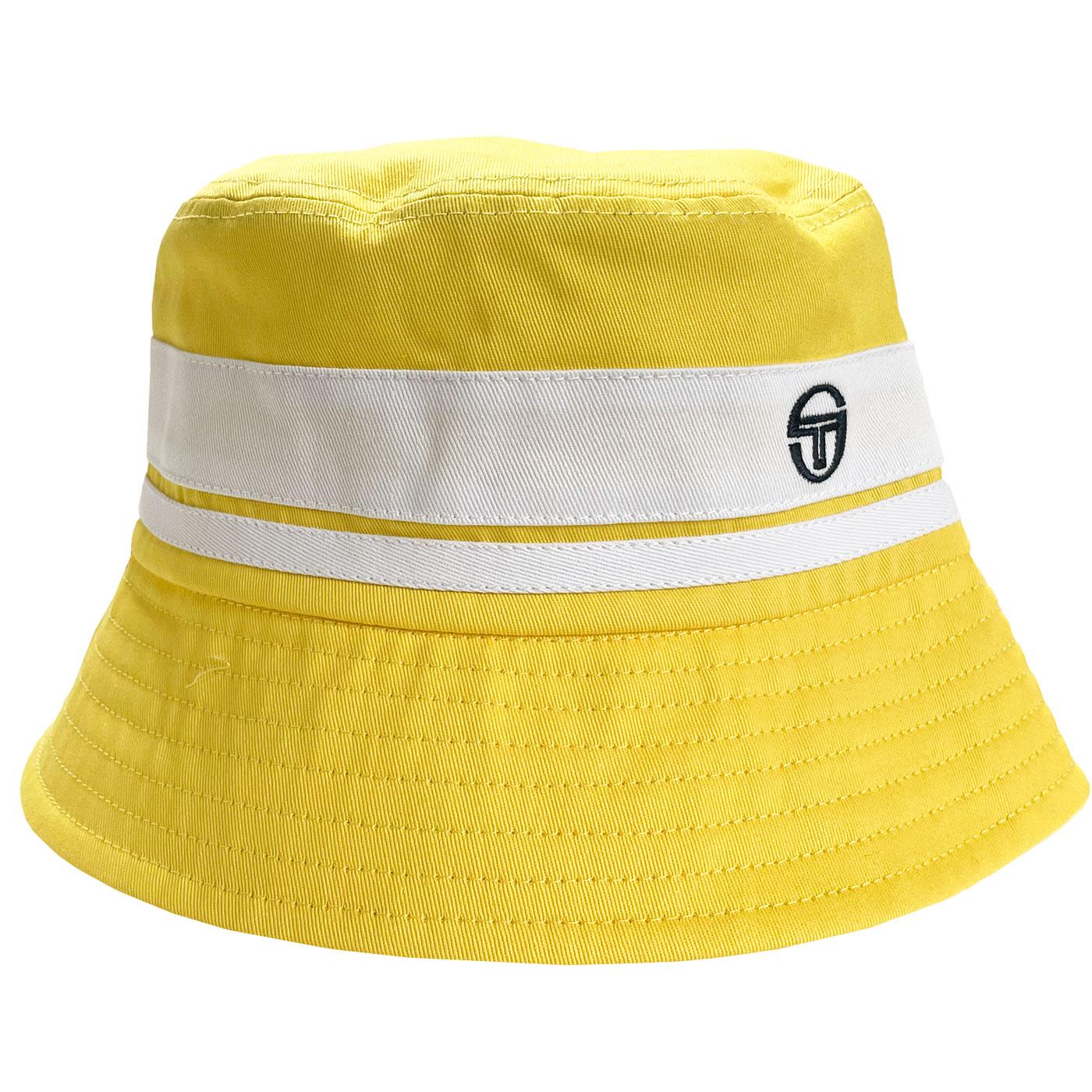 SERGIO TACCHINI Newsford Retro 90s Bucket Hat in Lemon