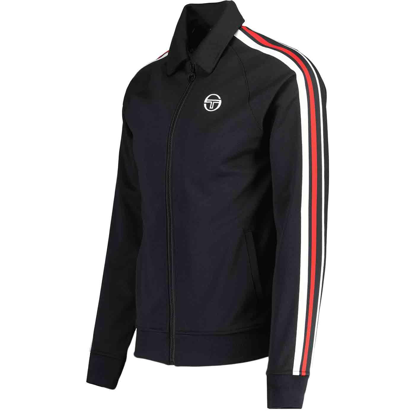 Renshaw Sergio Tacchini Retro 80s Tape Track Top B