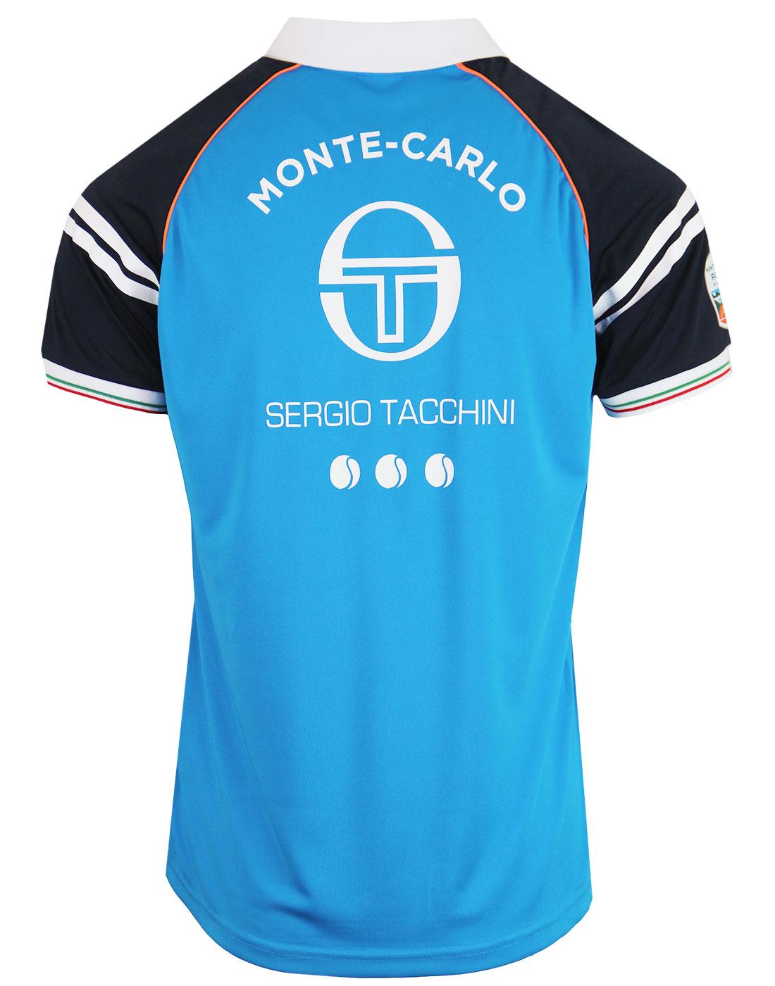 Sergio Tacchini Mens Retro Monte Carlo Tennis Polo Top