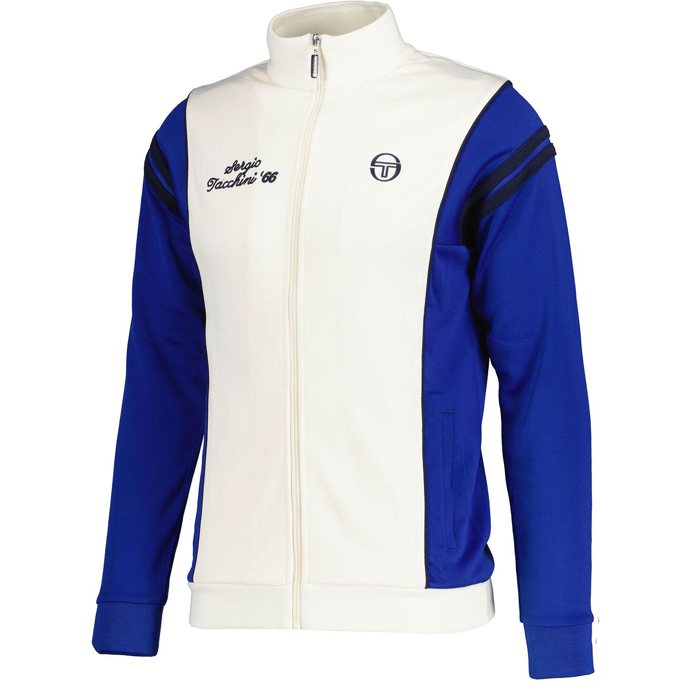 Sergio Tacchini Scirocco 66 colour block track top Gardenia Blue