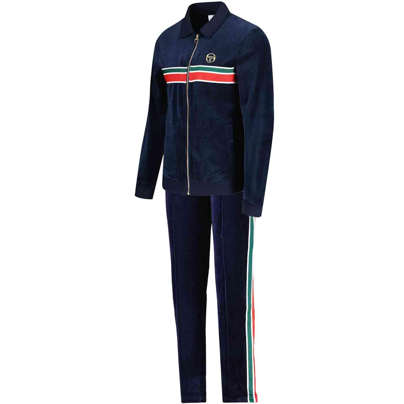 Sergio Tacchini Spencer Velour Stripe Tracksuit N