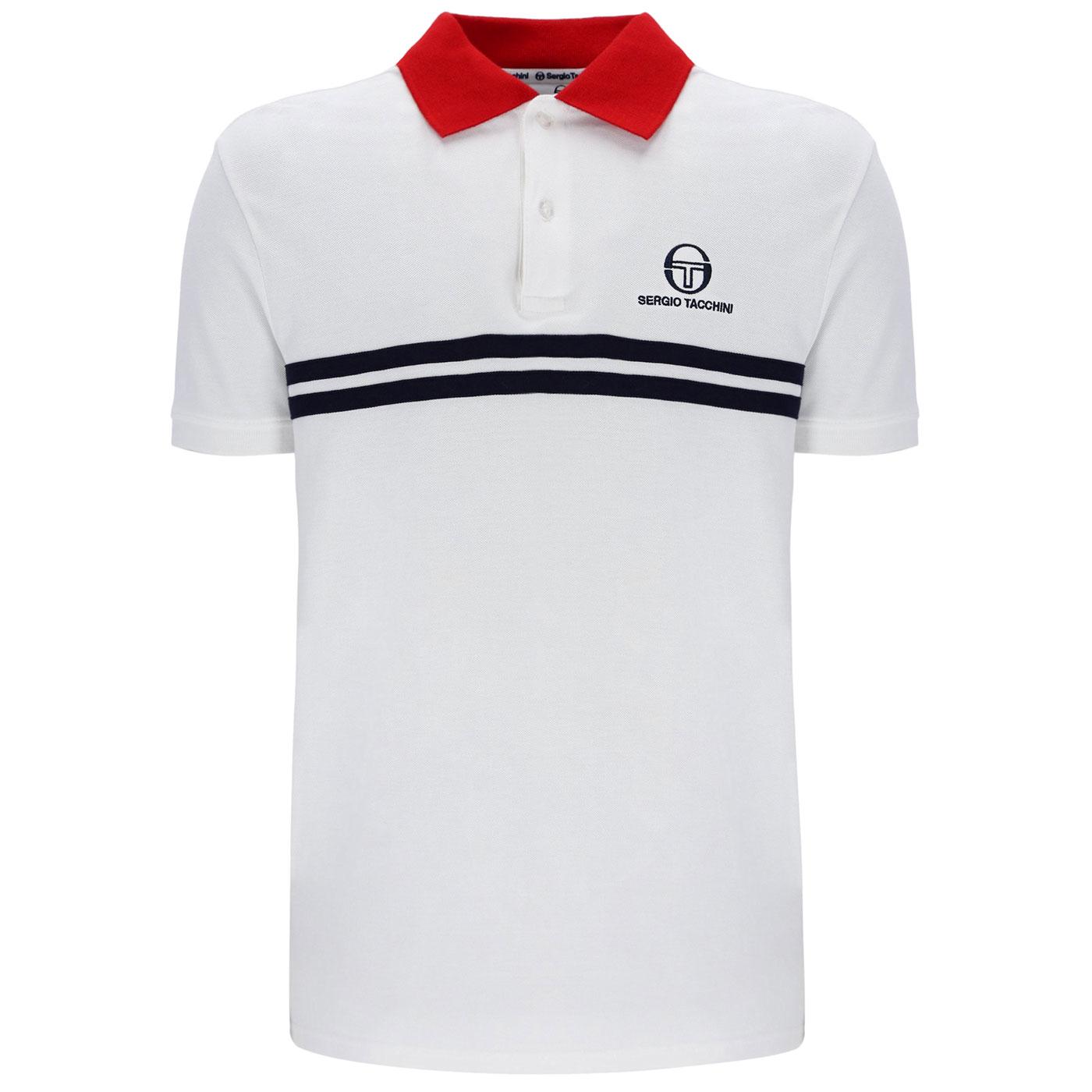 Super MK2 Sergio Tacchini Retro 80s Polo Shirt W/R