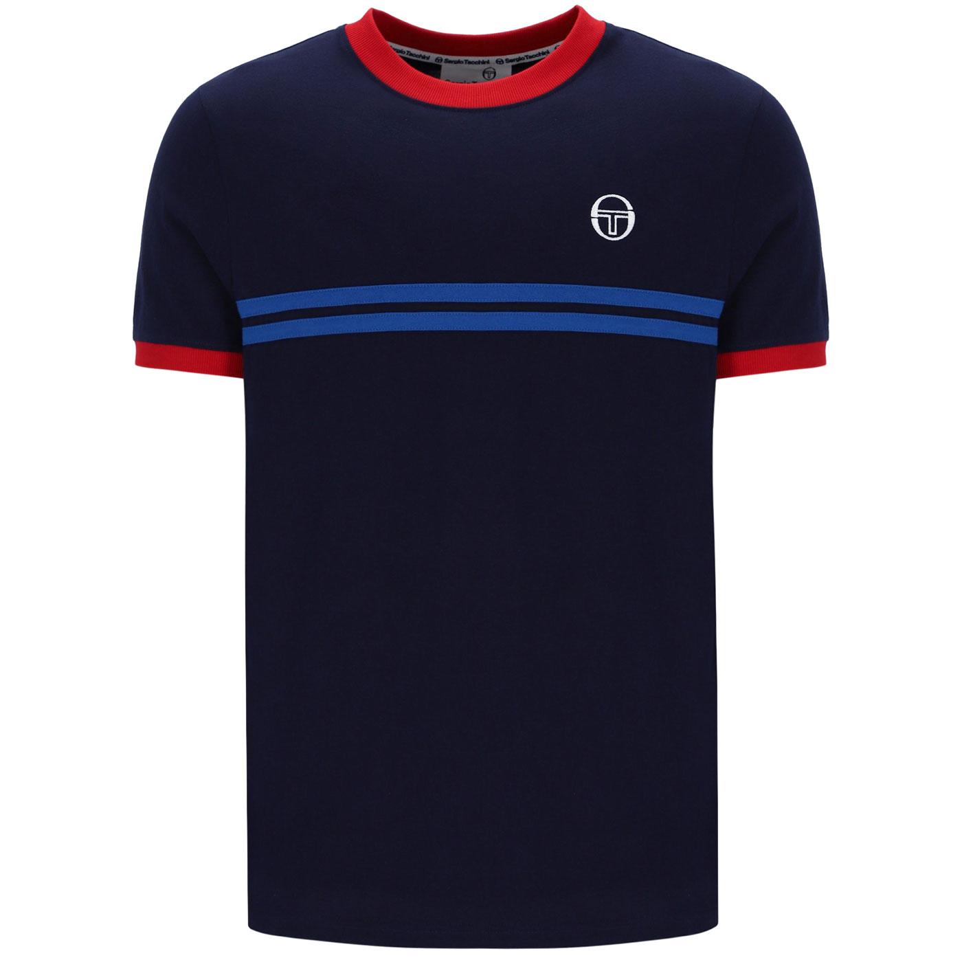 Supermac SERGIO TACCHINI Retro Stripe Tee Maritime