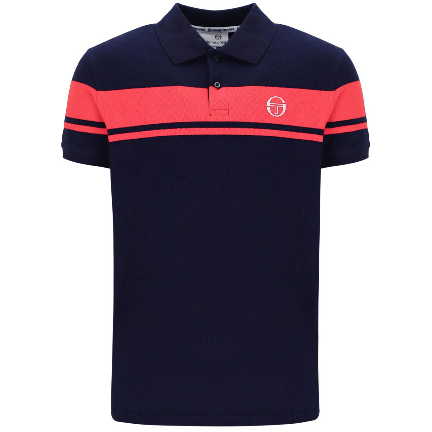 Young Line Sergio Tacchini Stripe Polo Shirt MB/D