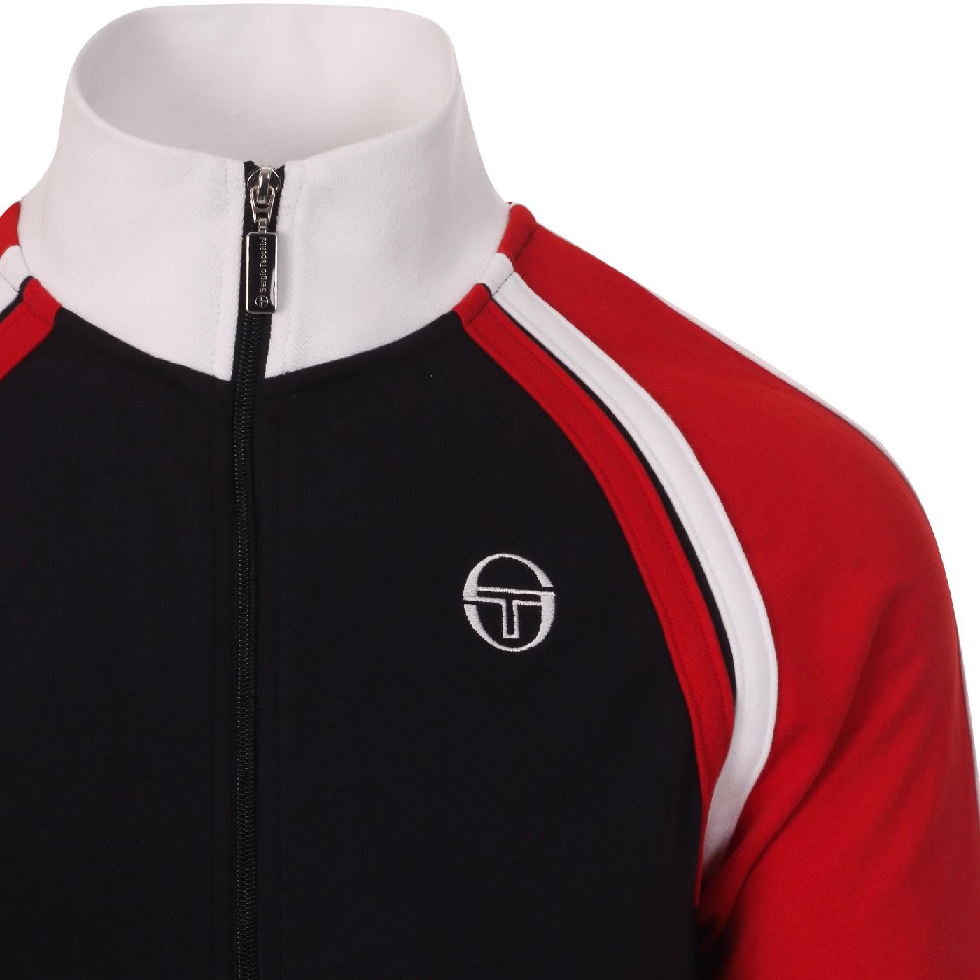 SERGIO TACCHINI Ghibli Fleece Retro 80s Track Top Night Sky